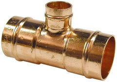 B&K Mueller - 1 x 1 x 1/2" Copper Pipe Tee - C x C x C, Presoldered - USA Tool & Supply