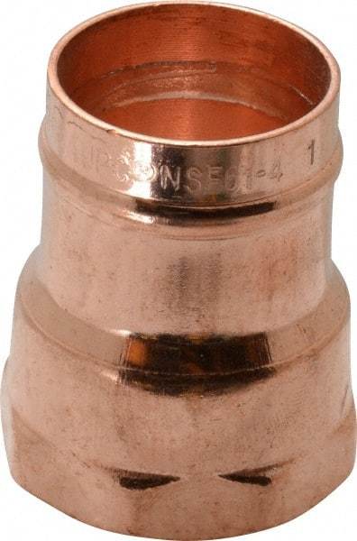 B&K Mueller - 1" Copper Pipe Female Adapter - C x F, Presoldered - USA Tool & Supply