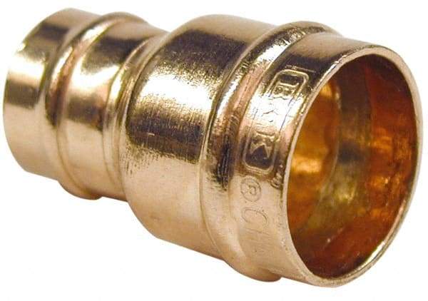B&K Mueller - 1 x 3/4" Copper Pipe Reducer Coupling - C x C, Presoldered - USA Tool & Supply