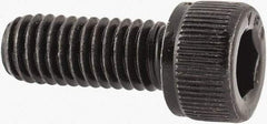 Value Collection - #10-32 UNF Hex Socket Drive, Socket Cap Screw - Alloy Steel, Black Oxide Finish, Fully Threaded, 1/2" Length Under Head - USA Tool & Supply