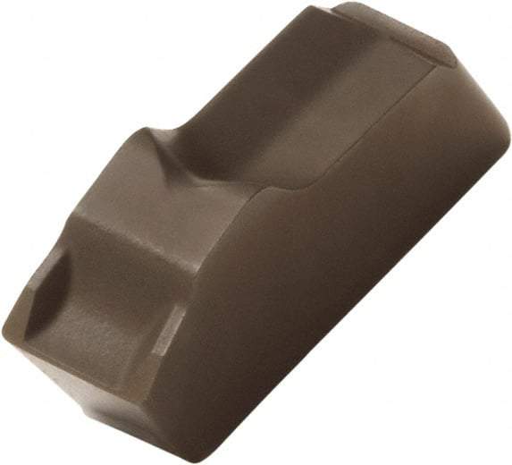 Seco - 150.1012 12 MP1500 Grade, 0.122" Cutting Width, Carbide Cutoff Insert - 6° Neutral Lead Angle, 0.008" Cnr Rad, TiCN/Al2O3 Coated, Single End - USA Tool & Supply