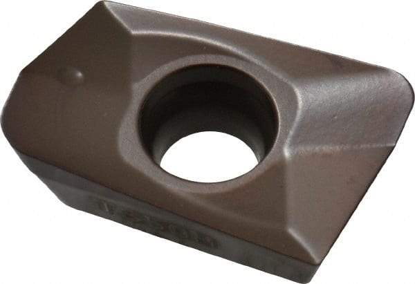 Seco - XOMX180620 M10 Grade T350M Carbide Milling Insert - TiCN/Al2O3 Finish, 1/4" Thick, 0.079" Corner Radius - USA Tool & Supply