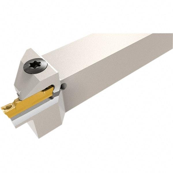 Iscar - HGH, External, Right Hand, 6mm Max Depth of Cut, 3mm Max Groove Width, Indexable Grooving Tool Holder - GRIP, HGN Insert Compatibility, 12mm Shank Height, 12mm Shank Width, 120mm OAL - USA Tool & Supply