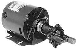 Pentair - 3/8 Port, -40 to 210°F Fluid Temp, Carbonator Gear Pump - Bronze, 3/8 Inlet Size, 4.25 GPM, NPT - USA Tool & Supply