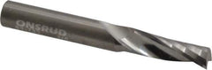 Onsrud - 3/8" Cutting Diam x 1-1/8" Length of Cut, 1 Flute, Upcut Spiral Router Bit - Uncoated, Right Hand Cut, Solid Carbide, 3" OAL x 3/8" Shank Diam, Single Edge, 21° Helix Angle - USA Tool & Supply