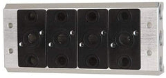 ARO/Ingersoll-Rand - 3/8", 3/8" 4 Station Manifold Stacking Solenoid Valve - For Use with 4 Station - USA Tool & Supply