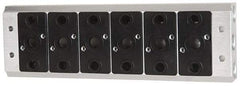 ARO/Ingersoll-Rand - 1/2", 1/2" 6 Station Manifold Stacking Solenoid Valve - For Use with 6 Station - USA Tool & Supply