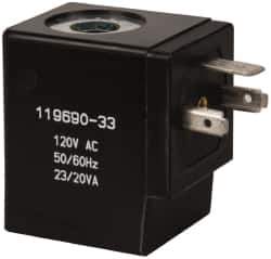 ARO/Ingersoll-Rand - 30mm 120 VAC Coil Stacking Solenoid Valve - For Use with Stacking Solenoid Valves - USA Tool & Supply