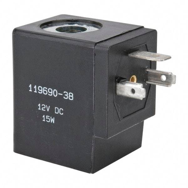 ARO/Ingersoll-Rand - 30mm 12 VDC Coil Stacking Solenoid Valve - For Use with 1/4 NPT - USA Tool & Supply