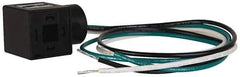 ARO/Ingersoll-Rand - 30mm Stacking Solenoid Valve Connector with 18" Lead Wire - For Use with 1/8 NPT - USA Tool & Supply