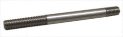 Gibraltar - 5/8-11 8" OAL Equal Double Threaded Stud - Carbon Steel, Black Oxide Finish, 2" Equal Thread Length - USA Tool & Supply