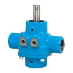 Pentair - 4-Roller Pump, Cast Iron Housing Material, Roller Spray Pump Only - 3/4 Inch Inlet Size, 3/4 Inch Outlet Size, 150 psi Max Working Pressure, 2600 Max RPM, Viton, Lip, 416 Stainless Steel, NPT - USA Tool & Supply