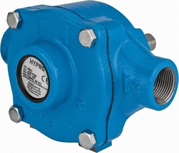 Pentair - 6-Roller Pump, Cast Iron Housing Material, Roller Spray Pump Only - 3/4 Inch Inlet Size, 3/4 Inch Outlet Size, 300 psi Max Working Pressure, 1200 Max RPM, Viton, Lip, 416 Stainless Steel, NPT - USA Tool & Supply