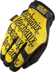 Mechanix Wear - Size XL (11) Synthetic Leather General Protection Work Gloves - For Mechanic's & Lifting, Uncoated, Hook & Loop Cuff, Full Fingered, Yellow, Paired - USA Tool & Supply