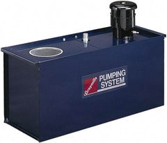 Graymills - 21 Gallon Tank Capacity, 16 Gauge Steel Tank, Flood Coolant System - 36" Tank Length x 16" Tank Width x 9-3/4" Tank Height - USA Tool & Supply