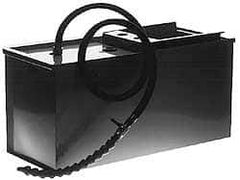 Little Giant Pumps - 10 Gallon Tank Capacity, 3/8" Nozzle Diam, 4' Coolant Line, Painted Metal Tank, Flexible Nozzle, Flood Coolant System - 25" Tank Length x 10" Tank Width x 11-3/8" Tank Height, Pump not Included - USA Tool & Supply