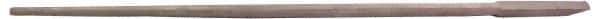 Ampco - 60" OAL Nonsparking Pry Bar - 1-1/4" Wide, Aluminum Bronze - USA Tool & Supply