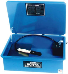 Build-All - Bench Top Solvent-Based Parts Washer - 5 Gal Max Operating Capacity, Steel Tank, 120 Input Volts - USA Tool & Supply