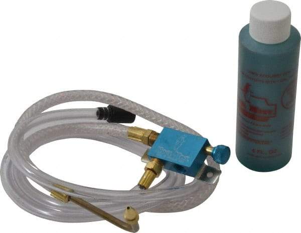 Kool Mist - 1 Outlet, Tankless Mist Coolant Unit - 2' Coolant Line Length, 4" Hose Length - USA Tool & Supply