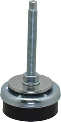 Royal Products - M12-1.25 Bolt Thread, Stud Mount Leveling Pad & Mount - 1,110 Max Lb Capacity, 3-1/8" Base Diam - USA Tool & Supply