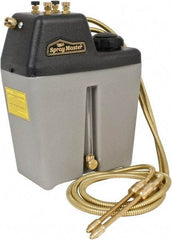 Trico - 2 Outlet, 1 Gal Tank Capacity, High Density Polyethylene Tank Mist Coolant System - 5' Coolant Line Length, 6" Hose Length - USA Tool & Supply