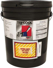 Trico - Tri-Cool TC-1, 5 Gal Pail Cutting Fluid - Synthetic, For Broaching, Grinding, Machining, Tapping - USA Tool & Supply