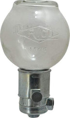 Trico - 1 Outlet, Glass Bowl, 16 Ounce Constant-Level Oil Reservoir - 1/4 NPT Outlet, 4-1/8" Diam x 7-9/16" High - USA Tool & Supply