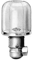 Trico - 1 Outlet, Plastic Bowl, 8 Ounce Constant-Level Oil Reservoir - 1/4 NPT Outlet, 2-5/8" Diam x 6-3/16" High - USA Tool & Supply