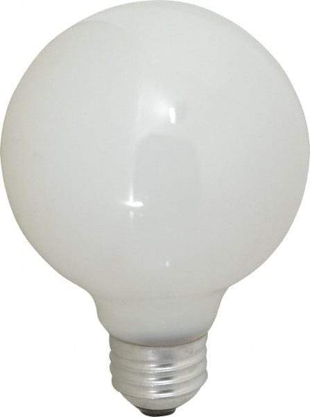 Philips - 25 Watt Incandescent Decorative Medium Screw Lamp - 2,700°K Color Temp, 210 Lumens, 120 Volts, Dimmable, G25, 2,000 hr Avg Life - USA Tool & Supply