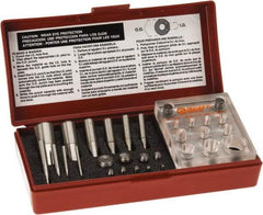 Made in USA - 3 to 20mm Diameter Shim Punch and Die Set - 10 Piece - USA Tool & Supply