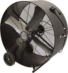 TPI - 48" Blade, Belt Drive, 14,400 CFM, Floor Style Blower Fan - 15 Amps, 120 Volts, 1 Speed, Single Phase - USA Tool & Supply