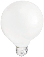 Philips - 400 Watt Incandescent Decorative Medium Screw Lamp - 2,700°K Color Temp, 6,645 Lumens, 120, 130 Volts, Dimmable, G30, 800 hr Avg Life - USA Tool & Supply