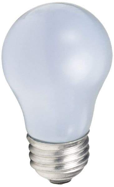 Philips - 15 Watt Incandescent Residential/Office Medium Screw Lamp - 2,700°K Color Temp, 110 Lumens, 120, 130 Volts, Dimmable, A15, 2,500 hr Avg Life - USA Tool & Supply