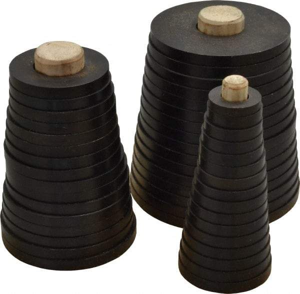 Eagle Rock - 48 Piece, Lathe Chuck Anti-Backlash Ring Set - 1 to 3-15/16" OD - USA Tool & Supply