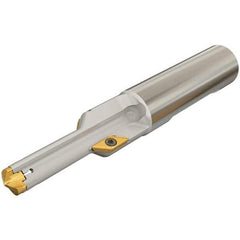 Iscar - 0.681 to 0.708" Diam, 1.4" Max Depth, 1" Shank Diam, 4.4" OAL, Replaceable Tip Drill - AOMT, IDI-SG, IDI-SK Insert, DCT Toolholder, Series ChamDrill - USA Tool & Supply