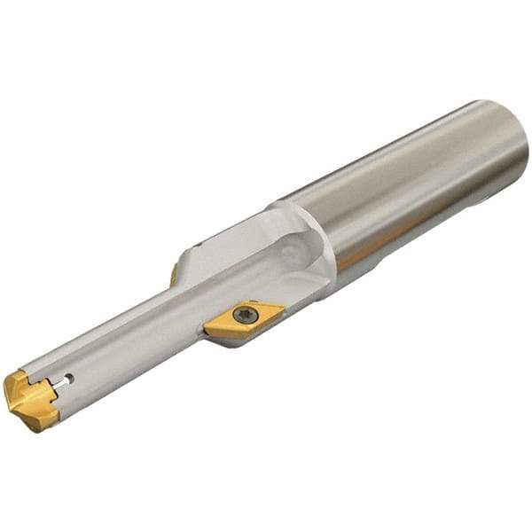 Iscar - 0.358 to 0.393" Diam, 1.06" Max Depth, 5/8" Shank Diam, 3.72" OAL, Replaceable Tip Drill - AOMT, IDI-SG, IDI-SK Insert, DCT Toolholder, Series ChamDrill - USA Tool & Supply