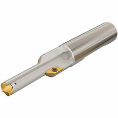 Iscar - 0.65 to 0.669" Diam, 1.4" Max Depth, 3/4" Shank Diam, 4.17" OAL, Replaceable Tip Drill - AOMT, IDI-SG, IDI-SK Insert, DCT Toolholder, Series ChamDrill - USA Tool & Supply