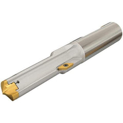 Iscar - 14.01 to 15mm Diam, 39.03mm Max Depth, 18.01mm Shank Diam, 108.08mm OAL, Replaceable Tip Drill - AOMT, IDI-SG, IDI-SK Insert, DCT Toolholder, Series ChamDrill - USA Tool & Supply