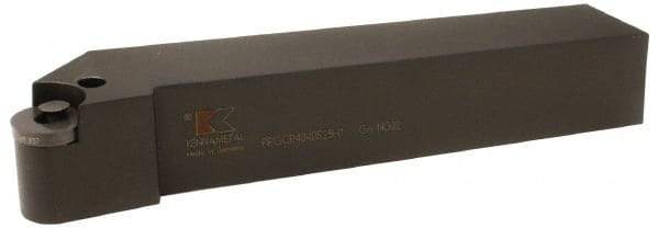 Kennametal - PRGC, Right Hand Cut, 0° Lead Angle, 25mm Shank Height x 25mm Shank Width, Neutral Rake Indexable Turning Toolholder - 150mm OAL, RC..1003.. Insert Compatibility, Series Fix-Perfect - USA Tool & Supply