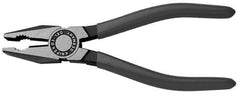 Knipex - 7" OAL, 15/32" Capacity, Insulated Wire Cutting Pliers - Standard Head - USA Tool & Supply