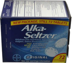 Medique - Original Flavor Alka Seltzer Tablets - Antacids & Stomach Relief - USA Tool & Supply