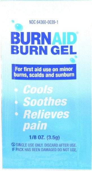 Medique - 0.13 oz Burn Relief Gel - Comes in Packet - USA Tool & Supply