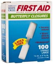 Medique - Butterfly Self-Adhesive Bandage - USA Tool & Supply