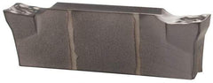 Iscar - DGN3002 IC908 Grade, 0.1181" Cutting Width, Carbide Cutoff Insert - Neutral Lead Angle, 0.0079" Cnr Rad, TiAlN Coated, Double End - USA Tool & Supply