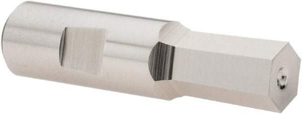 Hassay-Savage - 6mm Hexagon Rotary Broach - 3/8" Depth of Cut, 0.315" Shank - USA Tool & Supply