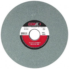 Camel Grinding Wheels - 7" Diam x 1-1/4" Hole x 1" Thick, I Hardness, 100 Grit Surface Grinding Wheel - Silicon Carbide, Type 5, Fine Grade, 3,760 Max RPM, Vitrified Bond, One-Side Recess - USA Tool & Supply