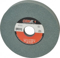 Camel Grinding Wheels - 7" Diam x 1-1/4" Hole x 1" Thick, I Hardness, 80 Grit Surface Grinding Wheel - Silicon Carbide, Type 5, Medium Grade, 3,760 Max RPM, Vitrified Bond, One-Side Recess - USA Tool & Supply