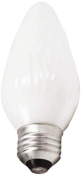 Philips - 40 Watt Incandescent Decorative Medium Screw Lamp - 2,700°K Color Temp, 300 Lumens, 120 Volts, Dimmable, F15, 2,000 hr Avg Life - USA Tool & Supply