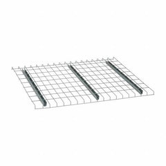 Nashville Wire - 46" Wide, 1-1/2" High, Open Shelving Welded Wire Decking - Steel, 36" Deep, Use with Pallet Racks - USA Tool & Supply