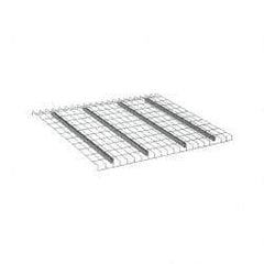 Nashville Wire - 52" Wide, 1-1/2" High, Open Shelving Welded Wire Decking - Steel, 42" Deep, Use with Pallet Racks - USA Tool & Supply